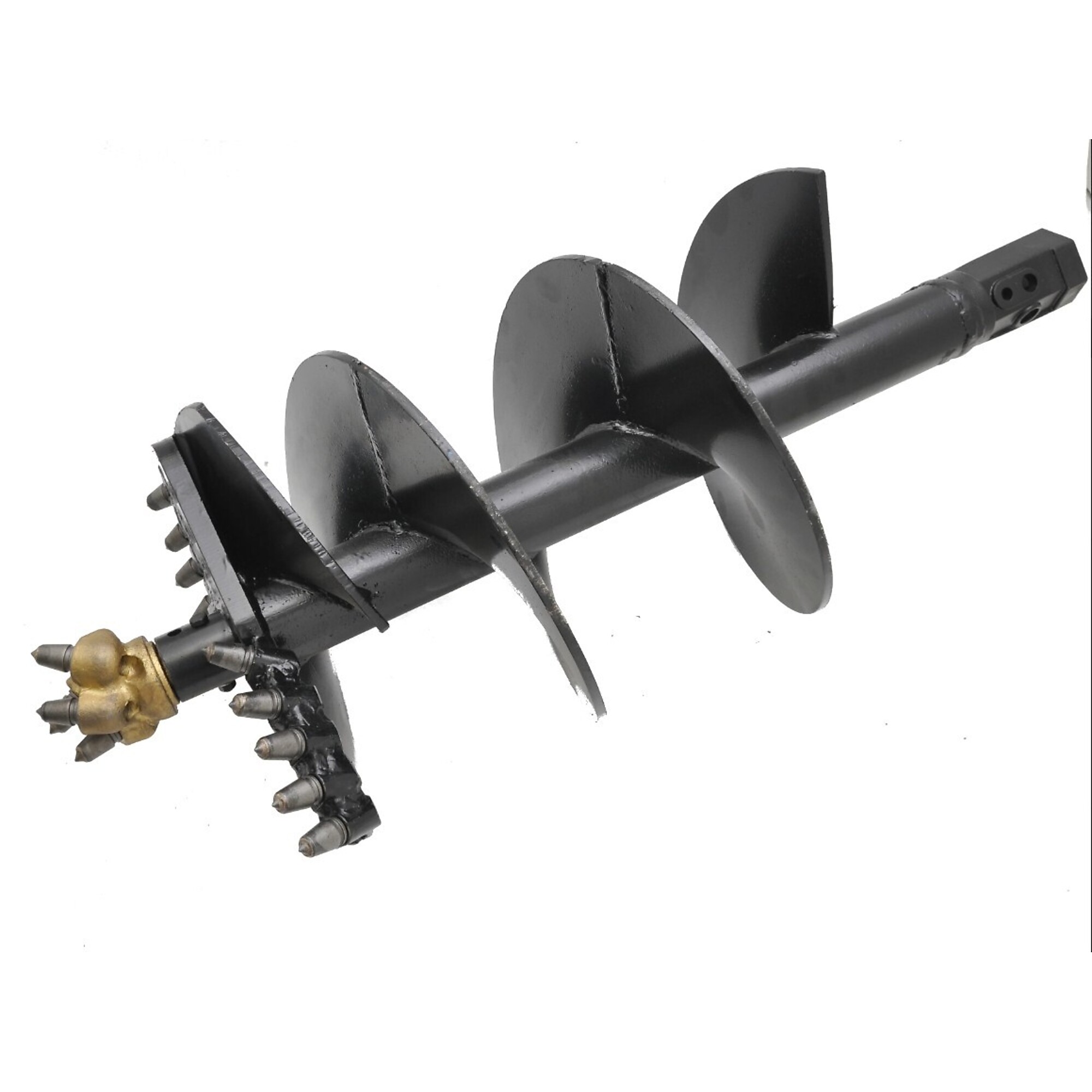 Tool Tuff AGKNX, Industrial-Duty Rock Auger, 18" Diameter, Hex Drive, Interchangeable Standard Bullet Teeth, Model # 23-027.